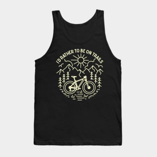 Ride Bike on Trails Tank Top